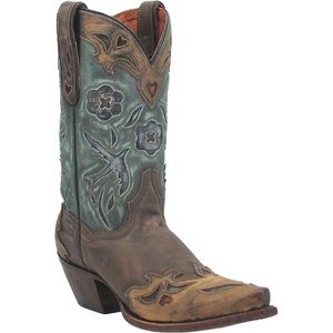 Dan Post Women’s Vintage Bluebird Block Heel Cowboy Boots